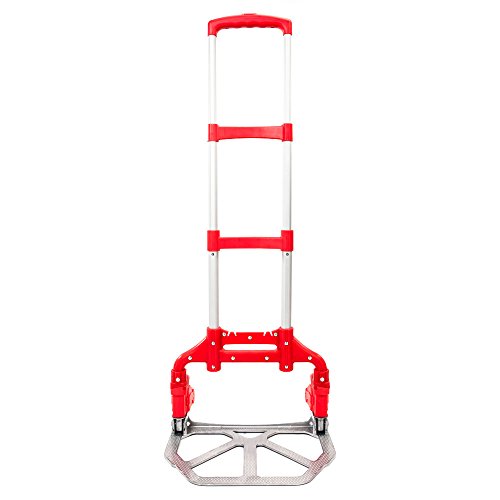 Carretilla Plegable Roja Portátil de Aluminio miniatura 2