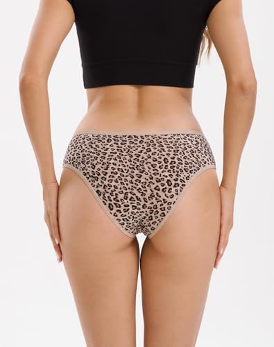 INNERSY Women's Underwear Cheeky Hipster Panties Breathable Cotton Panty 6-Pack4