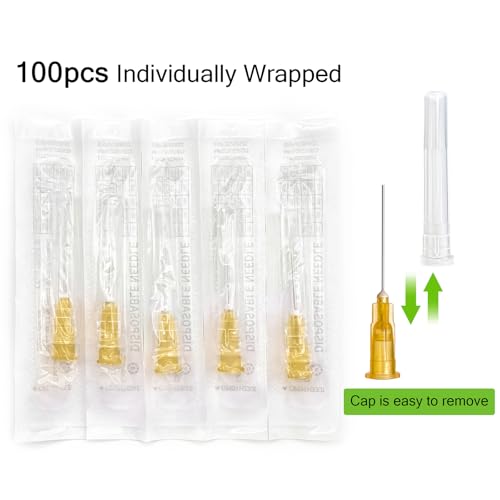 Image of 100Pack 25Ga 1 inch Luer Lock for Scientific Labs