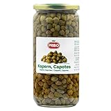 PRIBO KAPERN CAPOTES - 2x 500g - größere Kapern eingelegt in Salz im Glas Capres Capperi von PRIBO, mild-würzig passend zu Königsberger-Klopse Vitello-Tonnato Rinder-Tatar Salate