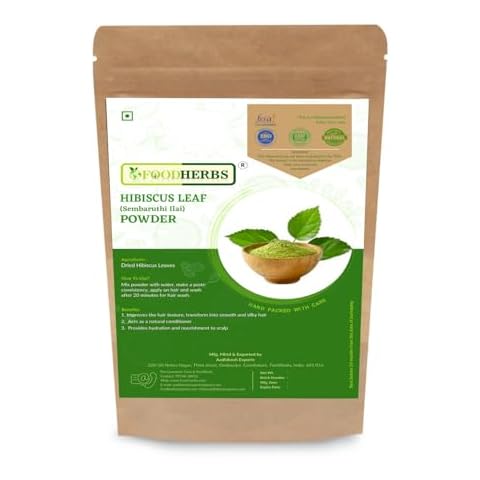 FoodHerbs Hibiscus Leaf Powder for Hair Cover