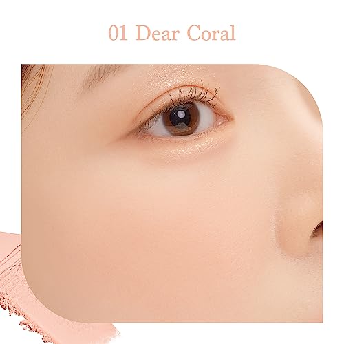 Image of Dasique Blending Mood Cheek #03 Peach Blending | 4 Blendable Shades | Pressed Powder Blush Palette for Cheeks | Silky & Soft Blur Finish | Lightweight Blush for Cheeks | Korean Makeup | Vegan