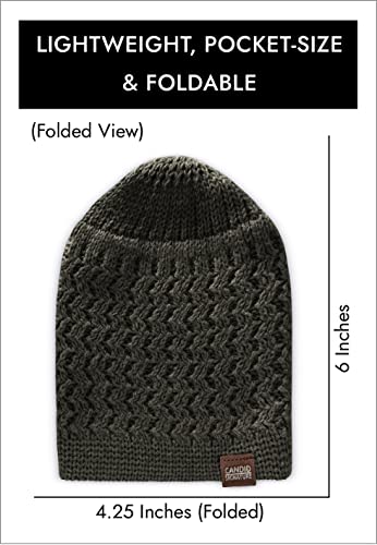 Image of Zigzag Knit Breathable Skull Caps for Men & Women