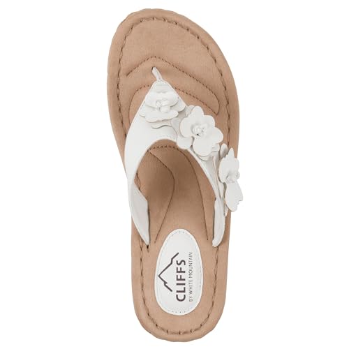 Image of Cliffs by White Mountain Women's Cushioned Cassilia Floral Sandal