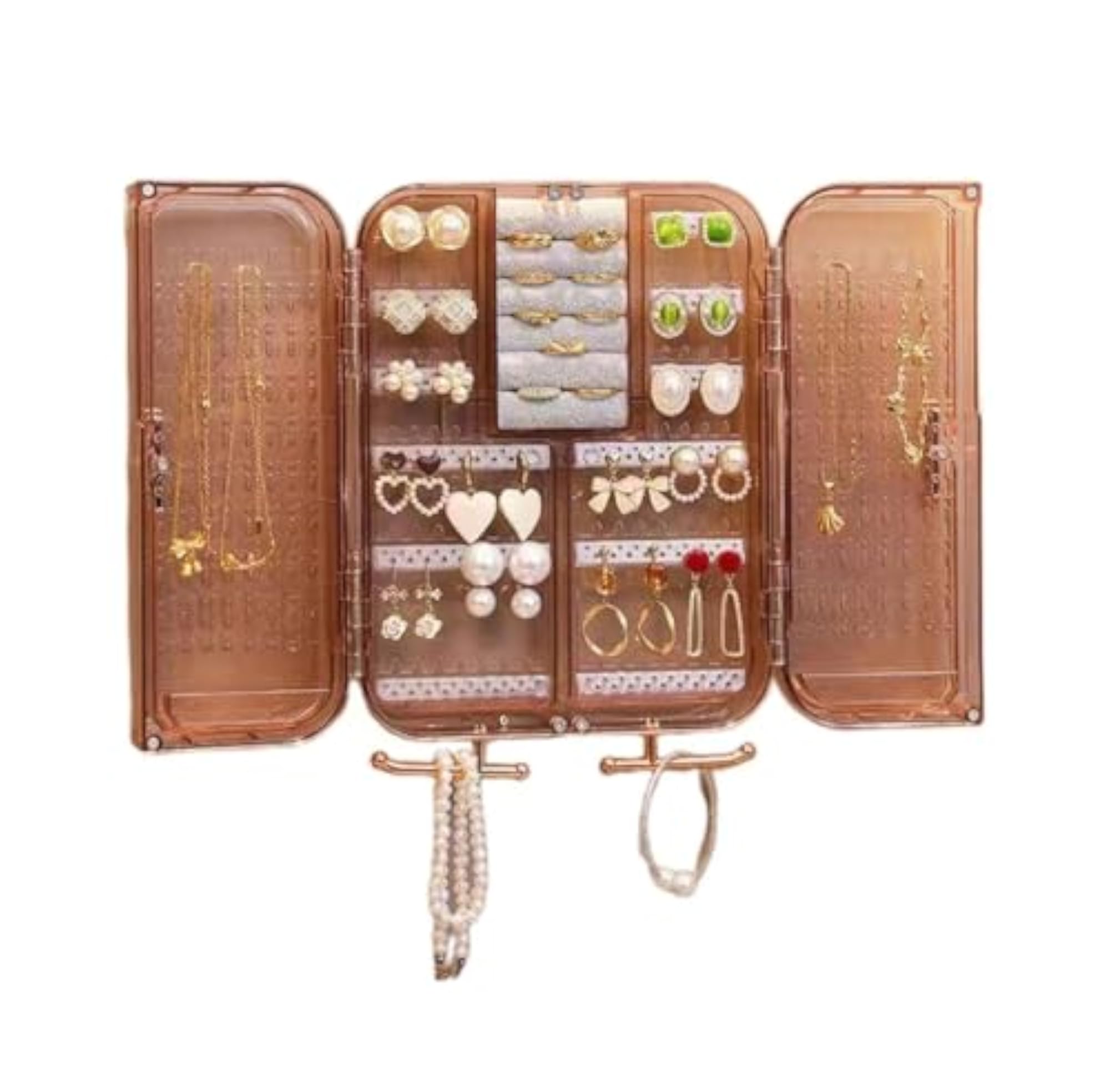 Wall Mounted Jewelry Organizer with Doors