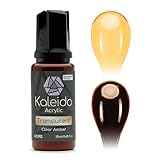 Kaleido Clear Colors 20ml KC012 Clear Amber, Water-Based Acrylic, Airbrush Paint for Scale Models, Gundam, Mecha, Miniature, Figures, Car & Sci-Fi Kits, Pre-Thinned, Clear Colors, Fast-Drying