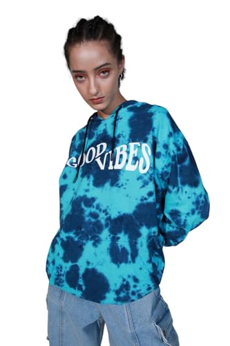 Image of Hubberholme Women Multi Cotton Long Sleeves Regular Hood Sweatshirts HHWSSW23901