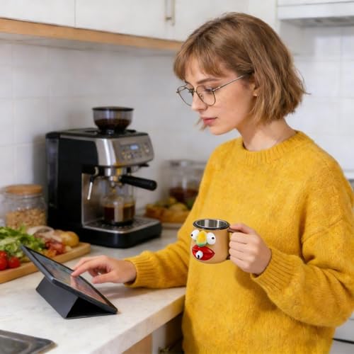 Tazas divertidas para adultos aptas para microondas y café diario 4