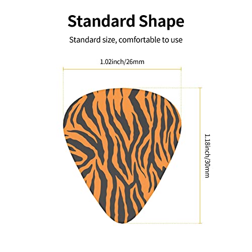 Médiators de guitare 12-Pack médiators de guitare Orange Tiger Leopard pour guitare électrique guitare acoustique… - Les Beatles, Paul McCartney, John Lennon, RIngo Starr, George Harrison Médiators de guitare 12-Pack médiators de guitare Orange Tiger Leopard pour guitare électrique guitare acoustique… – Image 4