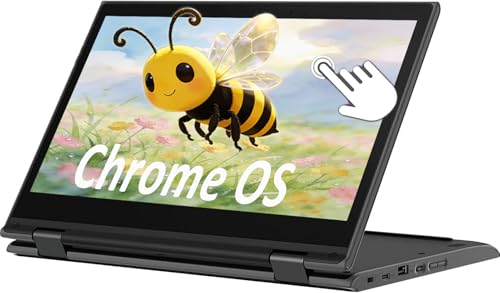 Image of Lenovo 300E Chromebook Gen 2 2-in-1 Laptop for Student Education (Renewed) | 11.6-inch TouchScreen Notebook, Celeron N4020 1.1GHz, Up to 2.8GHz, 4GB RAM, 32GB SSD, Japanese Keyboard, Chrome OS