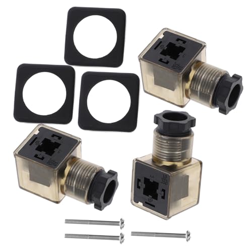 Caja de conexiones Din 43650A con conector de válvula solenoide CA 60-240V 6
