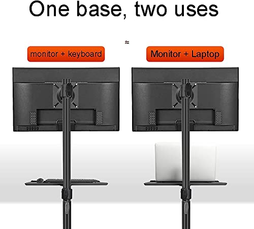 Soporte de piso para TV de 12 a 27 pulgadas ajustable miniatura 3