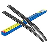 Windshield wiper blade All Season Blades 24' + 18' Winter Summer Wiper Car Windshield Wiper Blade by YEAHMOL (set of 2)