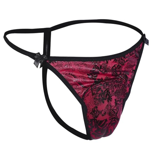 QNDUGJFER Braguita Tanga Transgénero Crossdresser Calzoncillos Algodón Camel Calzoncillos Escotados de Tiro Bajo, Paquete de 2(Style 5)