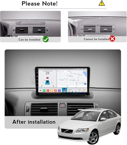 Radio GPS Sat Navi M6 pro1 Android 15.0 Coche 2 DIN Reproductor Vídeo Volvo S40 2