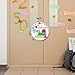 JarThenaAMCS Welcome Sign for Classroom Cartoon Colorful Welcome to Our Classroom Door Sign Back to School Teacher Door Hanger Wreath for First Day of School Bulletin Board Window Wall Decor