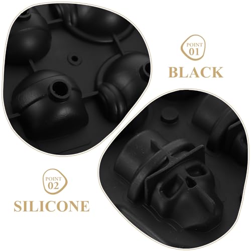 Molde para cubitos de hielo mini con 6 cavidades en silicona miniatura 6
