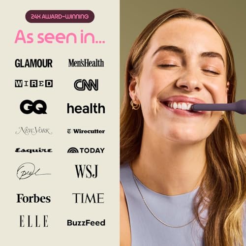 Image of Quip Ultra Next Generation Smart Toothbrush - Timed Electric Toothbrush with Case - Replaceable Brush Head, Soft Bristles, Silicone Handle, 30-Day Battery Life - Travel Toothbrush - Eclipse
