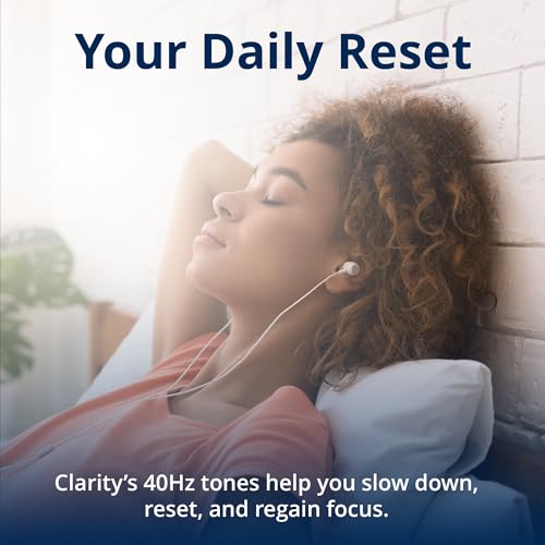 Clarity - 40Hz Sound Player by Gamma - Memory Sound Therapy - Memory & Brain Improvement Device - Brain Stimulator Device