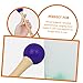FRCOLOR 1Set Singing Bowl Mallet with Rubber Ring Lightweight Wooden Handle Striker for Crystal Singing Bowls Sound Bowl Accessory for Meditation and Music