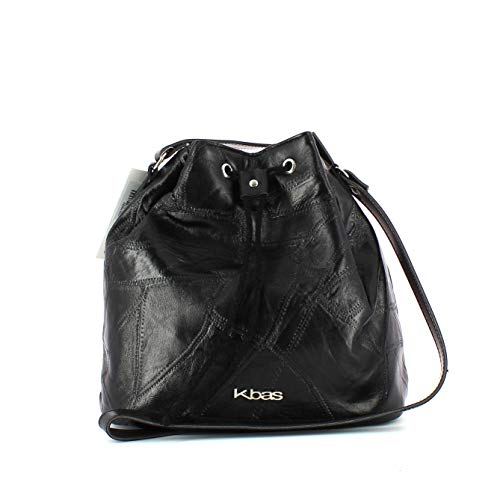 Kbas Bolso bandolera piel - Negro