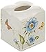 Lenox Butterfly Meadow Floral Garden Tissue Holder, Blue