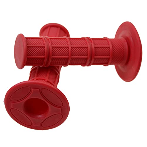 Goofit 7/8" Handlebar Folding Left And Right Clutch Brake Lever With Red Hand Grips Replacement For Rfz Crf Klx Ttr 125Cc Thumpstar 50Cc 70Cc 110Cc 150Cc Pit Dirt Bike Motorcycle #TOP6