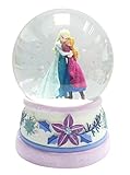 Disney's Frozen Musical Water Globe Snow Globe Featuring Elsa & Anna Music Plays 