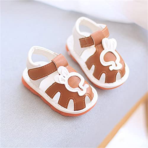 Baby Infant First Walking Sandals Little Boys Girls Closed-Toe Anti-Slip Rubber Soft Sole Lightweight Outdoor Shoes3