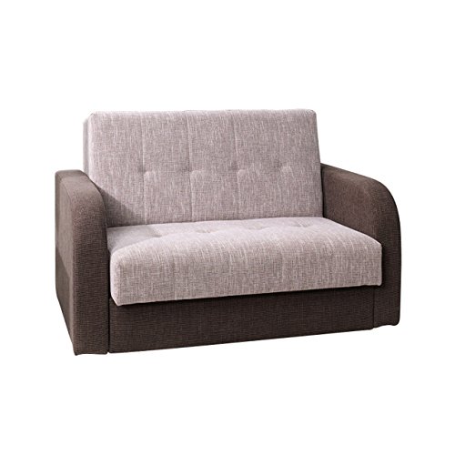 Schlafsofa American Quadro II, Couch mit Bettfunktion, Polstersofa mit...