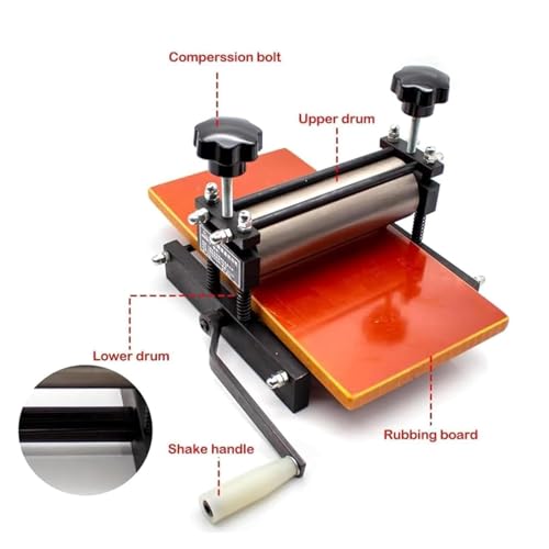 Presse de gravure de table à pression uniforme pour estampe et linogravure - 7