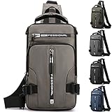 【CORREA DE HOMBRO AJUSTABLE】 El Bolsa de Pecho es ajustable para personas normales y de gran tamaño. Puede utilizarse como bolsas de mensajero, bolsas de pecho, bolsas de hombro, bolsas de mensajero y bolsas de viaje.
