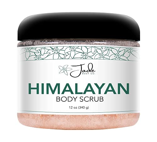 Stem Cell & Collagen Himalayan Salt Scrub | Exfoliating Body Scrub | Exfoliate Foot Scrub & KP Bump Eraser Body Scrub | Best Body Scrubs for Women Exfoliation & Mens Skin Care | Acne Cellulite Deep Cleansing Scars Wrinkles Moisturize Skin Polishes