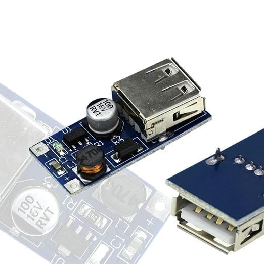 Image of SP Electron 0.9V-5V to 5V DC-DC USB Voltage Converter Step Up Booster Power Supply Module (Pack of 1)