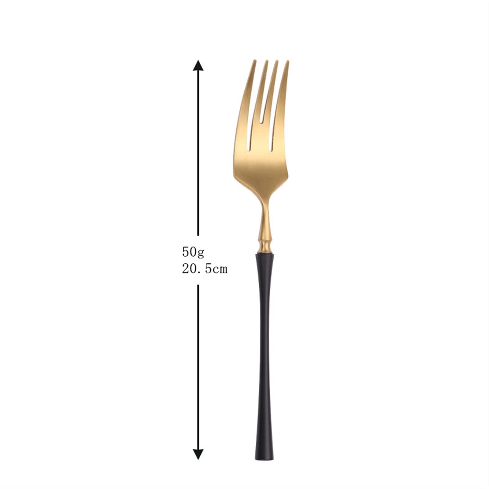 Besteck-Sets, schwarz, matt, Besteck-Set, 4-teilig, Gabeln, Messer, Löffel, Geschirr-Set, 304 Edelstahl, Geschirr, luxuriöses goldenes Besteck-Set
