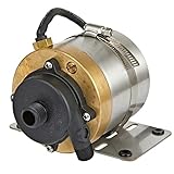 Little Giant MS320P-6B 115 Volt, 375 GPH Oil-less Stainless Steel and Bronze Direct Drive Pump for Marine Air Conditioners, 6-Ft. Plug-less Cord, Steel, 517200001