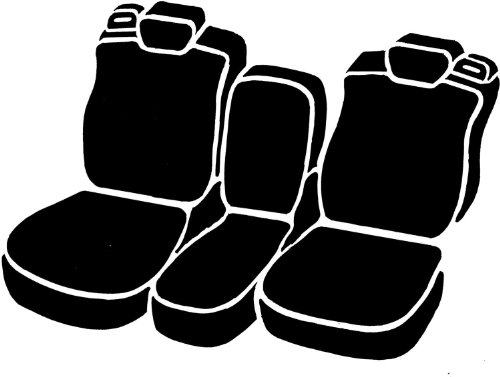 Fia Oe37-81 Gray Custom Fit Front Seat Cover Split Seat 40/20/40 - Tweed, (Gray) #TOP5