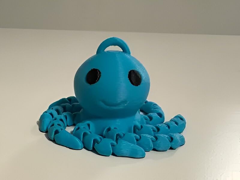 3D CUBES Cute Plastic Octopus Fidget Toy, Multicolor,Figure Toy, Bendable Tentacles 2