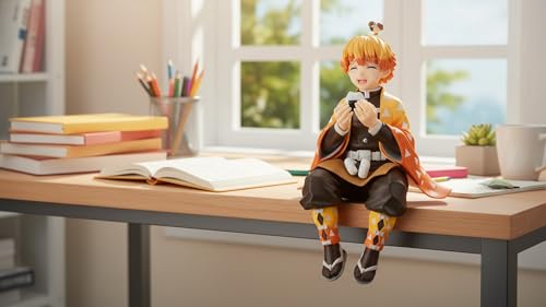 Image of Awestuffs Action Figure Limited Edition for Car Dashboard, Decoration, Cake, Office Desk & Study Table Zeni D Slayer Sitting
