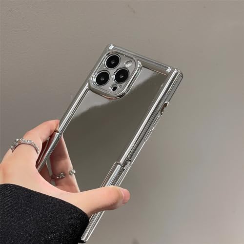 Coque iPhone 14 Pro antichoc silicone argent pour regarder vos vidéos
