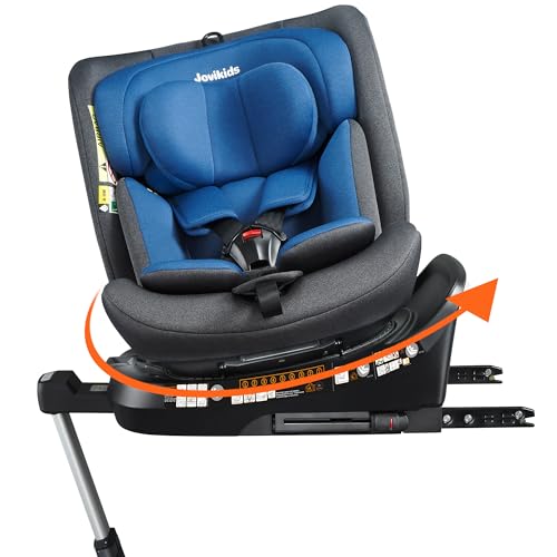 Jovikids I-Size Silla De Coche Para Bebé Y Niños Giratoria 360 Isofix 40-150 Cm Grupo 0 1 2 3, 0 Meses - 12 Años, Azul Jovikids I-Size Silla De Coche Para Bebé Y Niños Giratoria 360 Isofix 40-150 Cm Grupo 0 1 2 3, 0 Meses - 12 Años, Azul