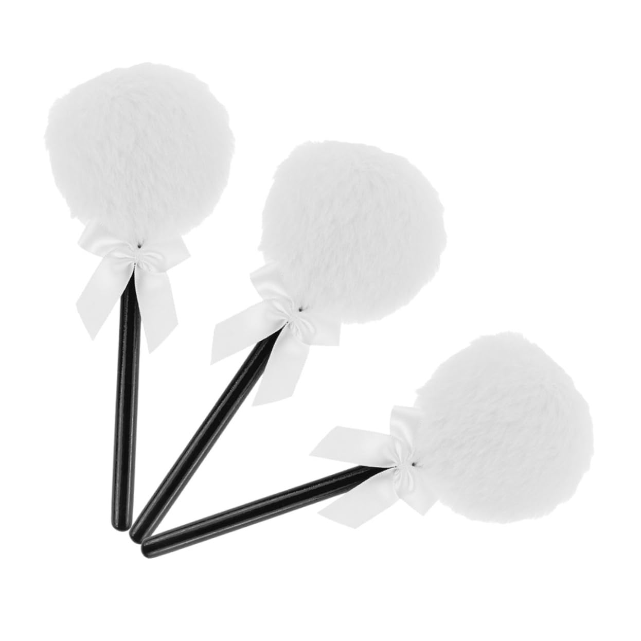 Gogogmee 3pc Lollipop Makeup Puff Soft Fluffy for Face Body Powder Application Women Beauty Tool