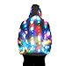 Produktbild RHG Unisex LED Leuchtende Jacke Leuchtende Kapuze Neuheit Beleuchtung Mantel Weiß Betrieben von 3 Aa Batterien (Nicht im Lieferumfang Enthalten)