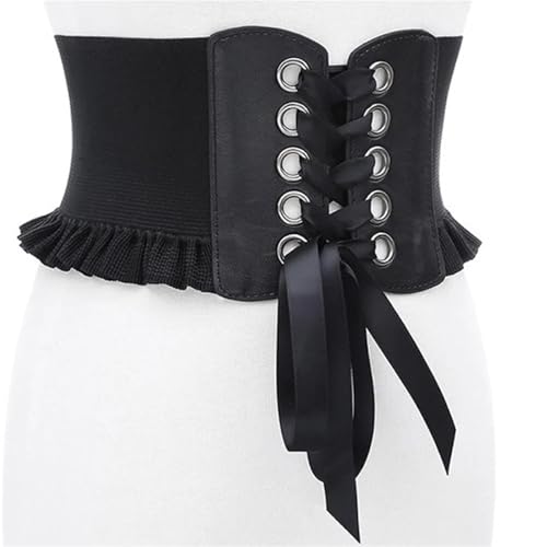 Corset Women Wide Corset Belt Waistband Female Elastic High Waist Bandages Girdle Belts For Coat Dress4