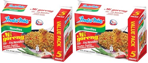 INDOMIE - Nouilles instantanées Mi Goreng 5-Pack - (1 X 5 X 80 GR) (Lot de 2)