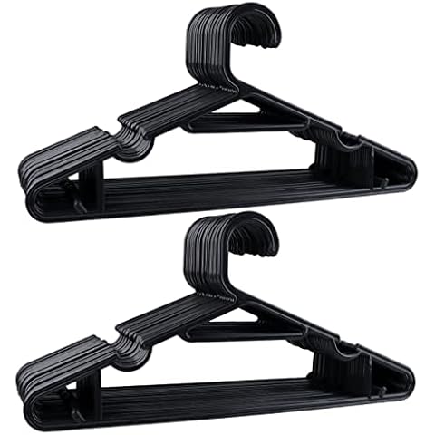 DIVCHI 50 Pack Durable Adult Plastic Hangers Cover