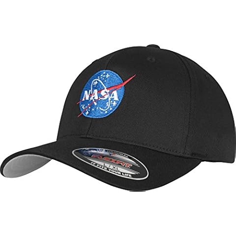Mister Tee NASA Logo Flexfit Cap, Schwarz, Größe L/XL Cover