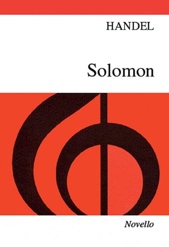 Solomon HWV 67 (Oratorio 3 Acts)