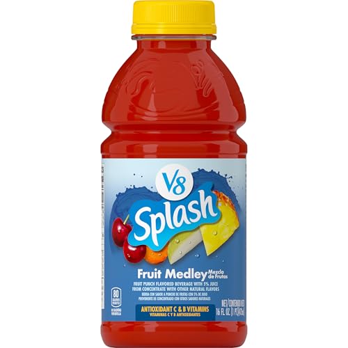 Image of V8 Splash Fruit Medley Flavored Juice Beverage, 16 fl oz Bottle