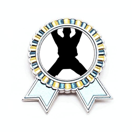 Broche Shaolin Kung Fu en métal taille M le cadeau idéal pour collectionneur